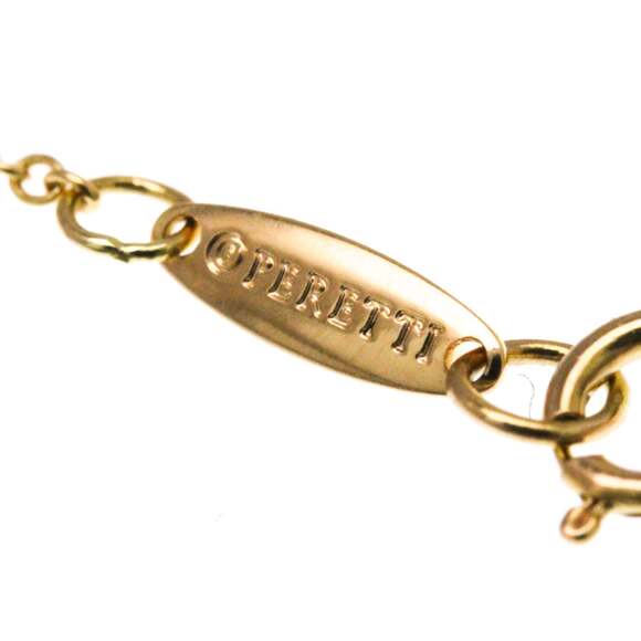 TIFFANY 18k Gold Diamond Charm Bracelet - Picture 11 of 14